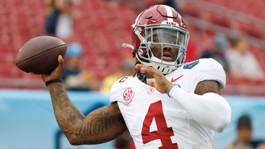 Watch: Alabama QB Jalen Milroe has turnover-filled first quarter vs. Michigan