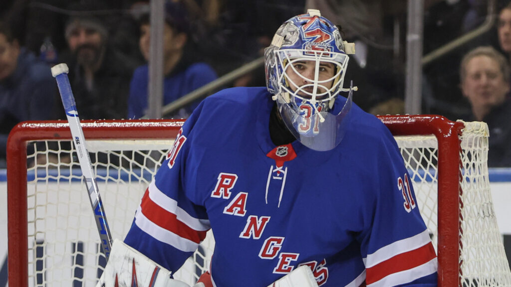 Rangers to place star goaltender on IR with an upper-body injury